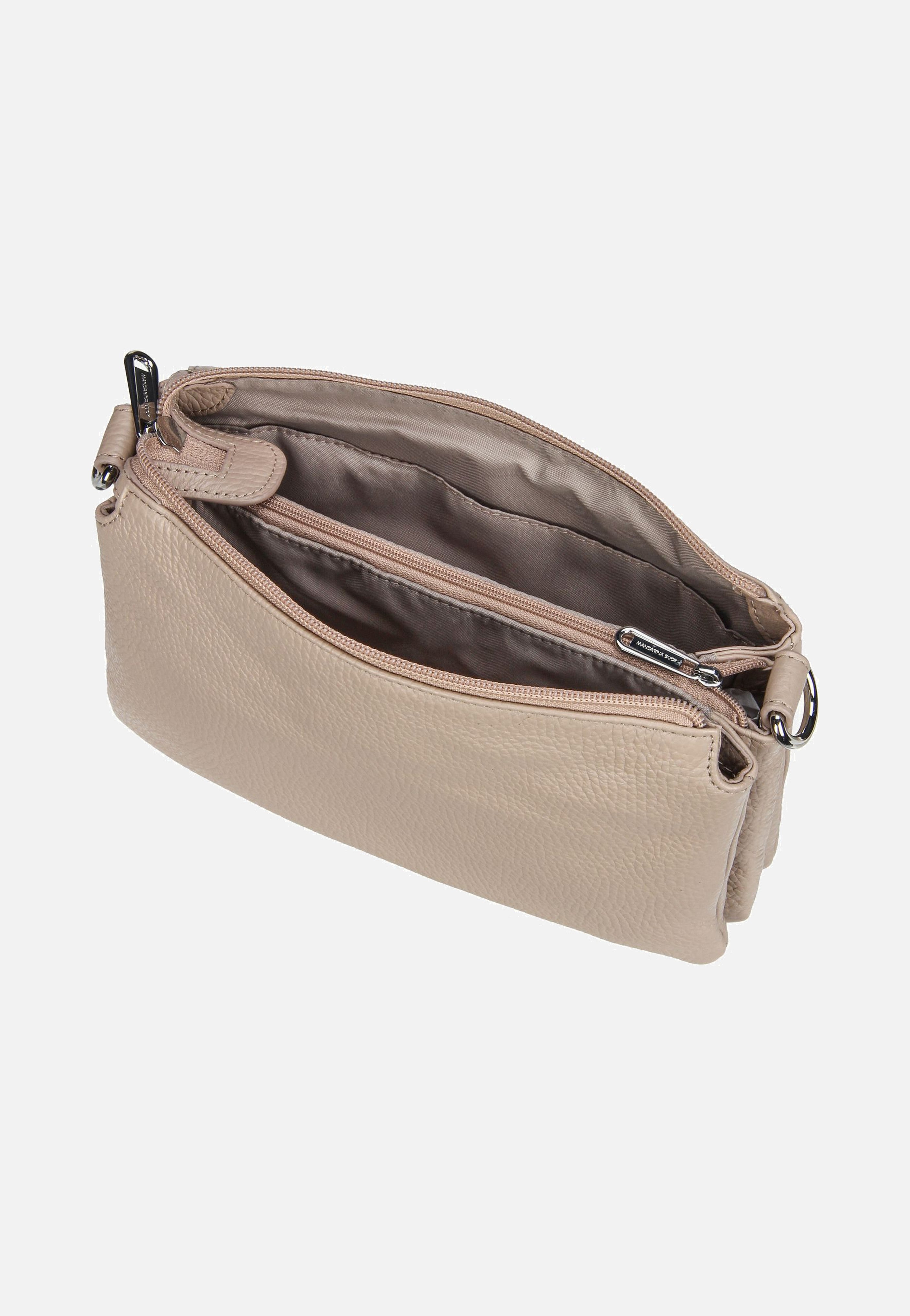 Mellow Leather Pochette FZT82 Warm Taupe - Crossbody Bag