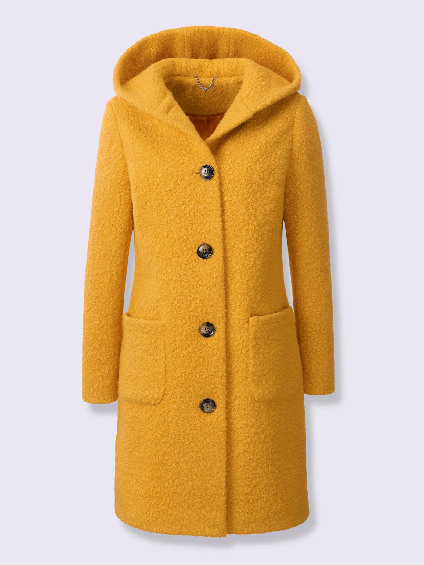 Manteau tissu structuré de qualité