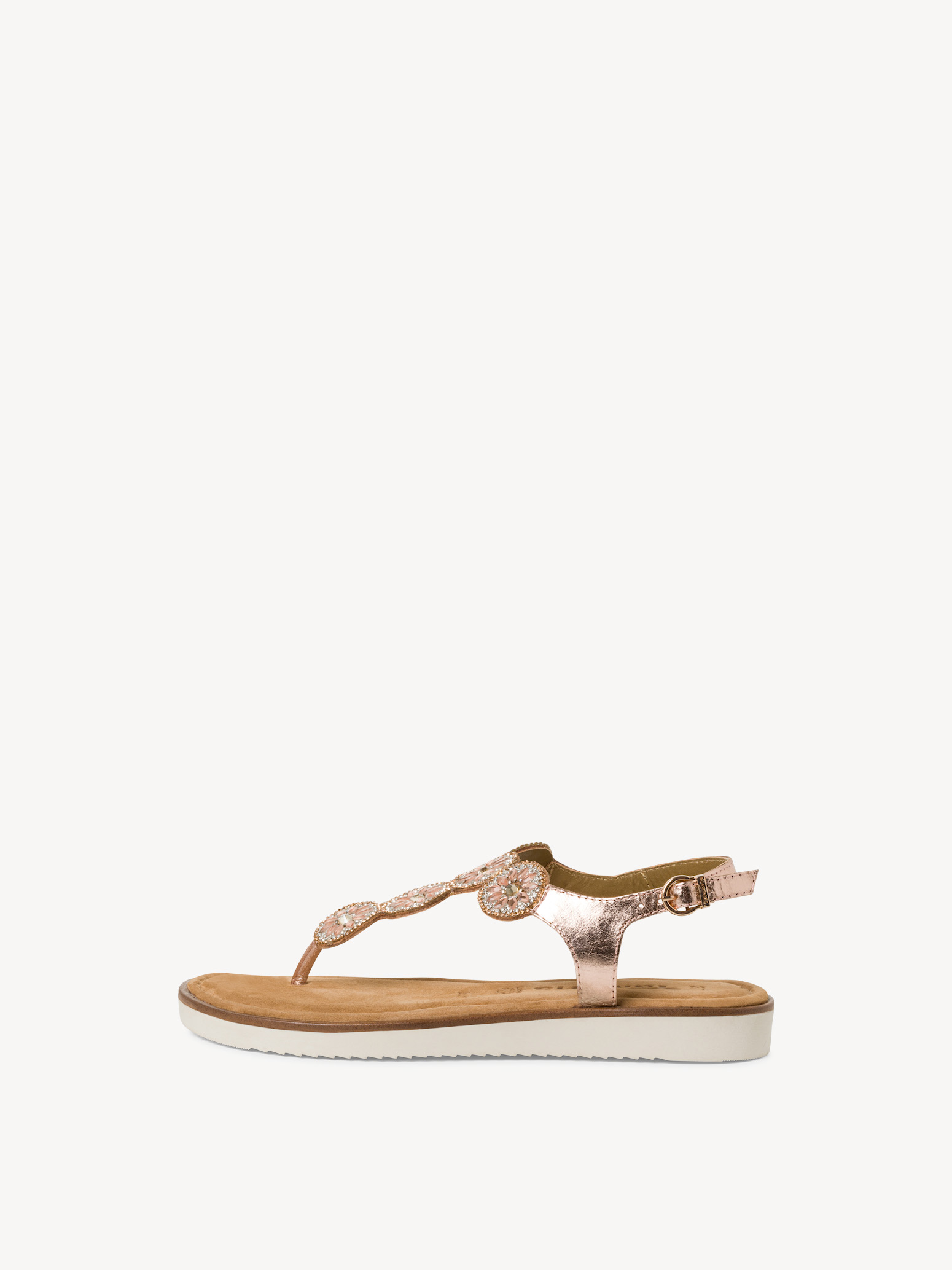Leren Sandaal - metallic