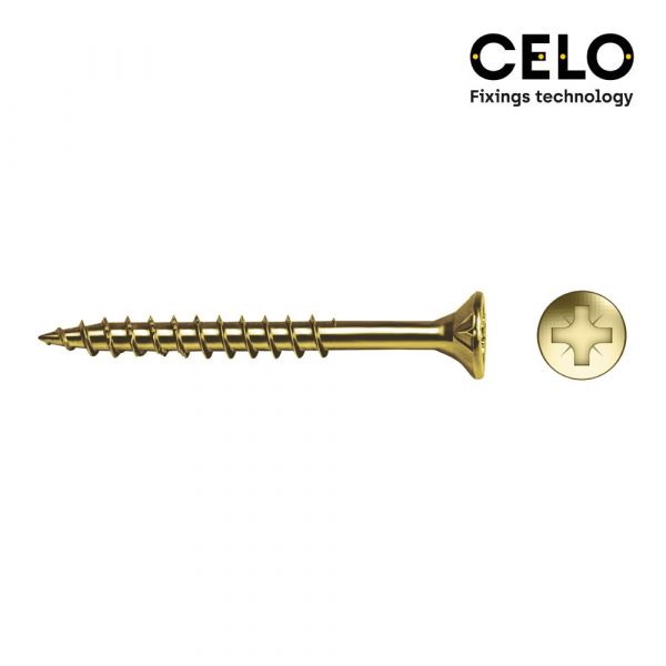 Celo Caixa 200 Uni. Parafuso para Madeira Escariador Pz R/parc Ref Vloxp Bric 6x60 - 17341