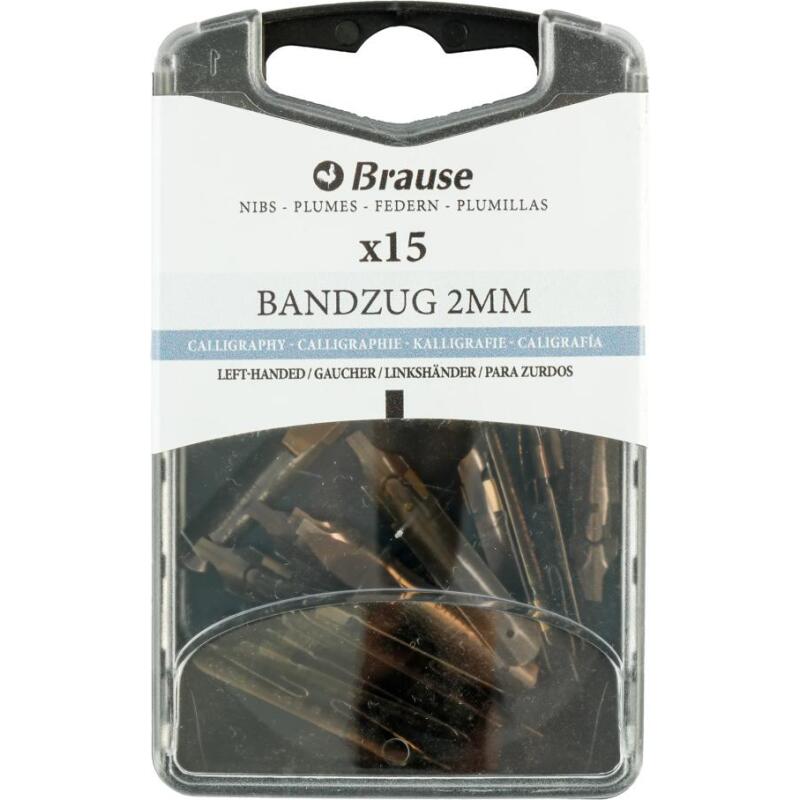 BOITE 15 PLUMES BANDZUG POUR GAUCHERS
