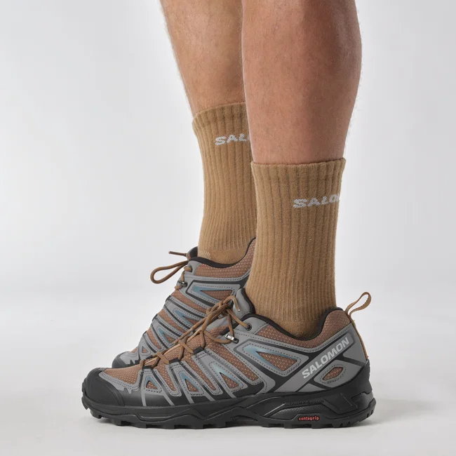 X ULTRA PIONEER  Hiking-Halbschuhe Herren Toffee/QuietShade/MallardBlue