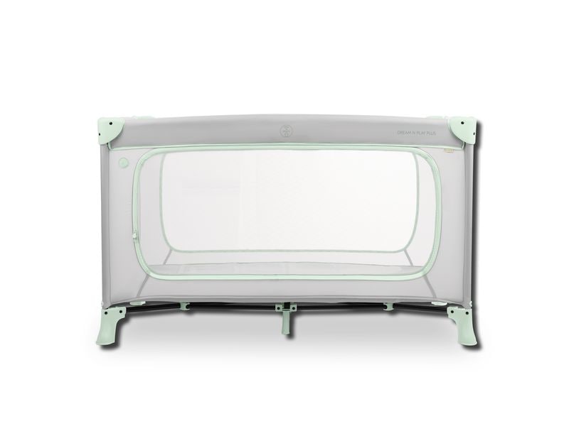 Hauck Reisebett Dream N Play Plus Dusty Mint Komfortables Reisebett und Laufstall zugleich