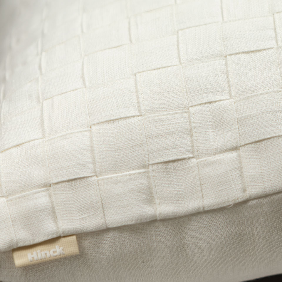 Kussen Woven linnen offwhite