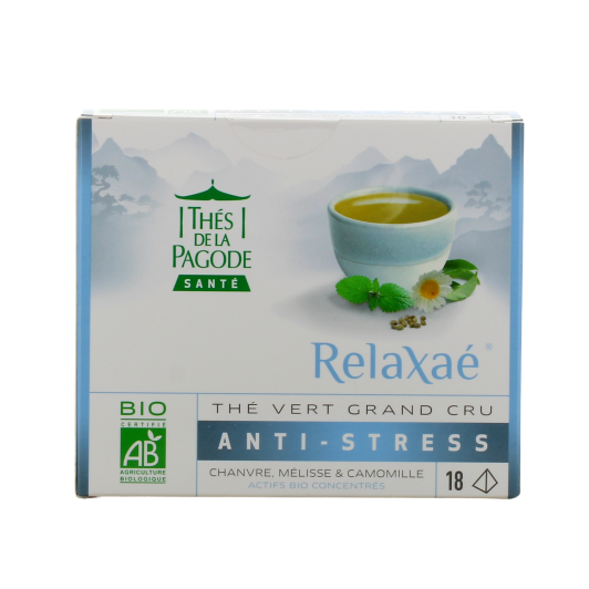 Thés de la Pagode Relaxaé : thé vert anti stress