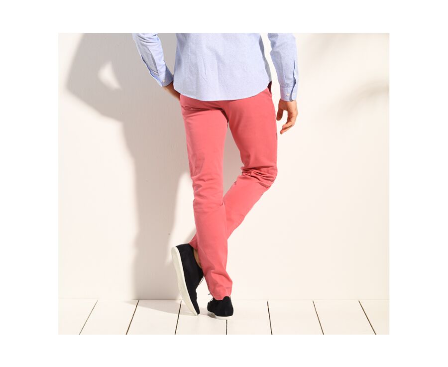 Pantalon chino homme Rose Framboise - KYRK