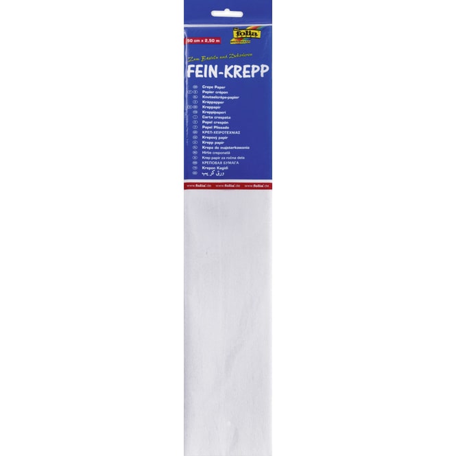Fein-Krepp - weiß