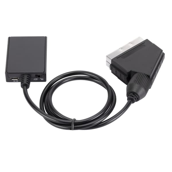 HDMI til Scart-omformer - 1080p-konvertering med støtte for lyd og bilde