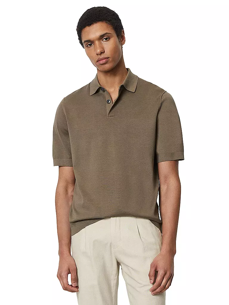 MARC O'POLO Poloshirt braun