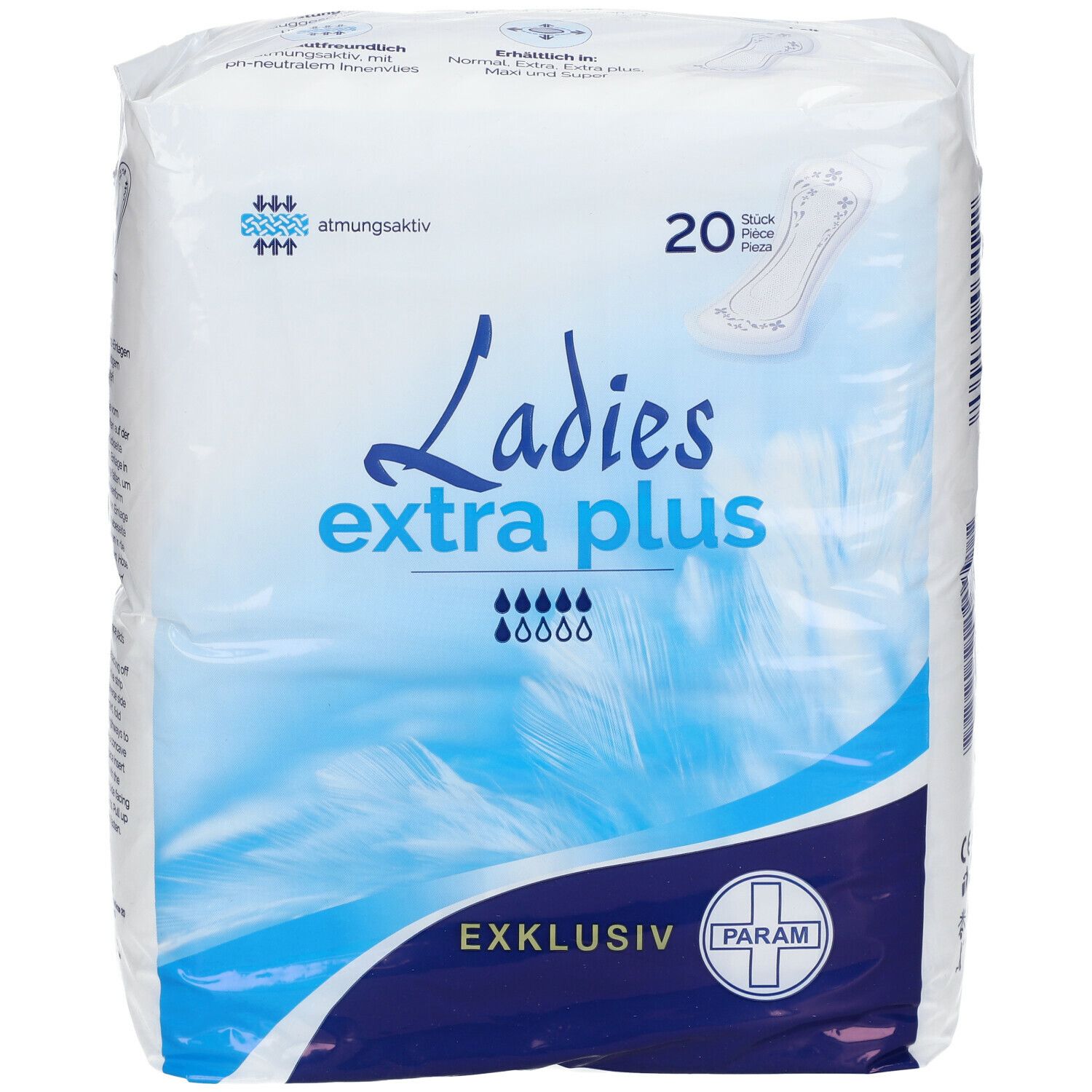 PARAM Ladies Exklusiv Inkontinenzeinlagen extra plus