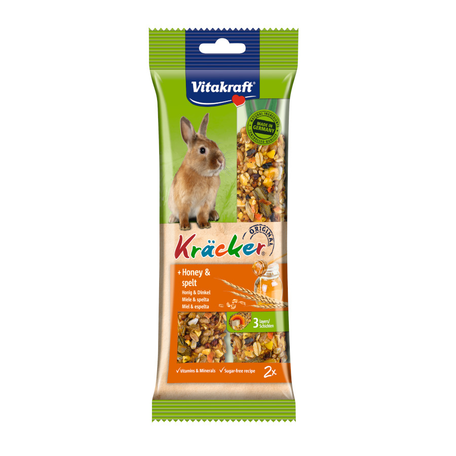Barras de mel Vitakraft Kräcker para coelhos