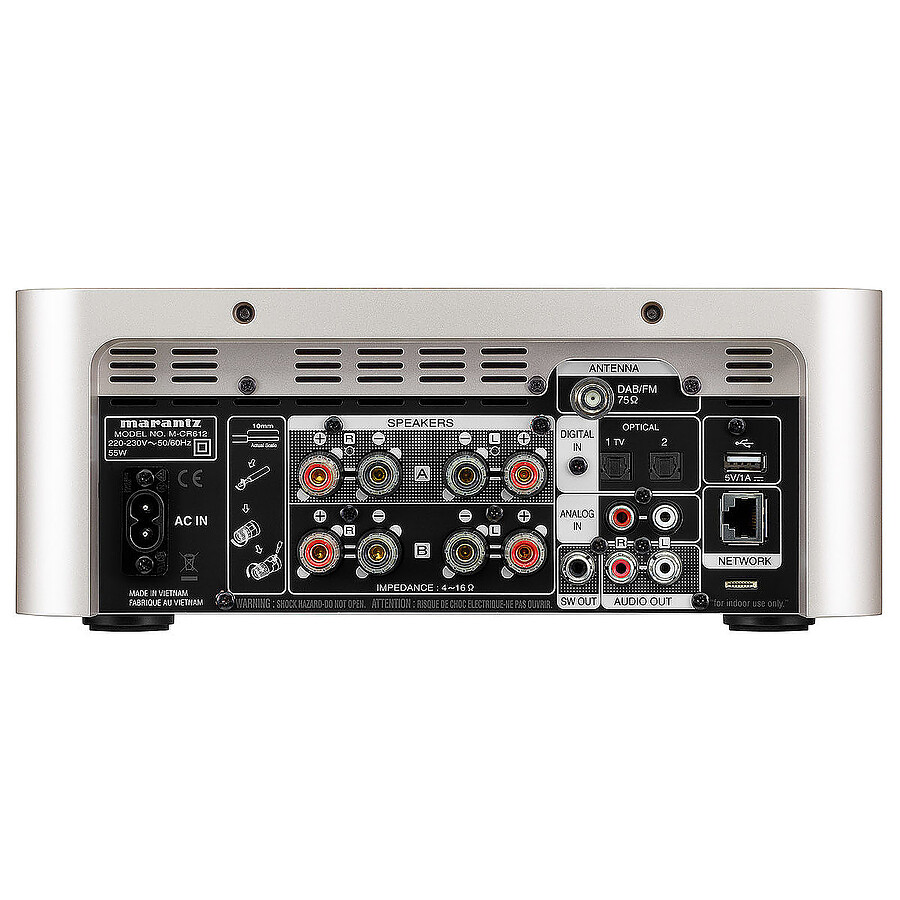 Marantz Melody X M-CR612 Argent/Or + Focal Theva N°1 Light Wood