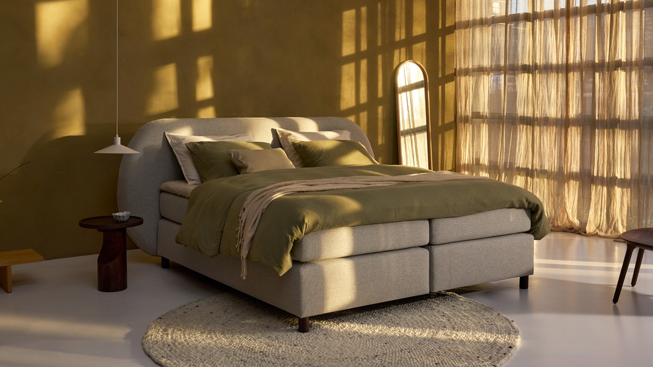 Boxspring Flow - Wool look natural