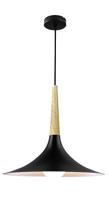 Suspension Arraqis E27 IP20 noir 38cm