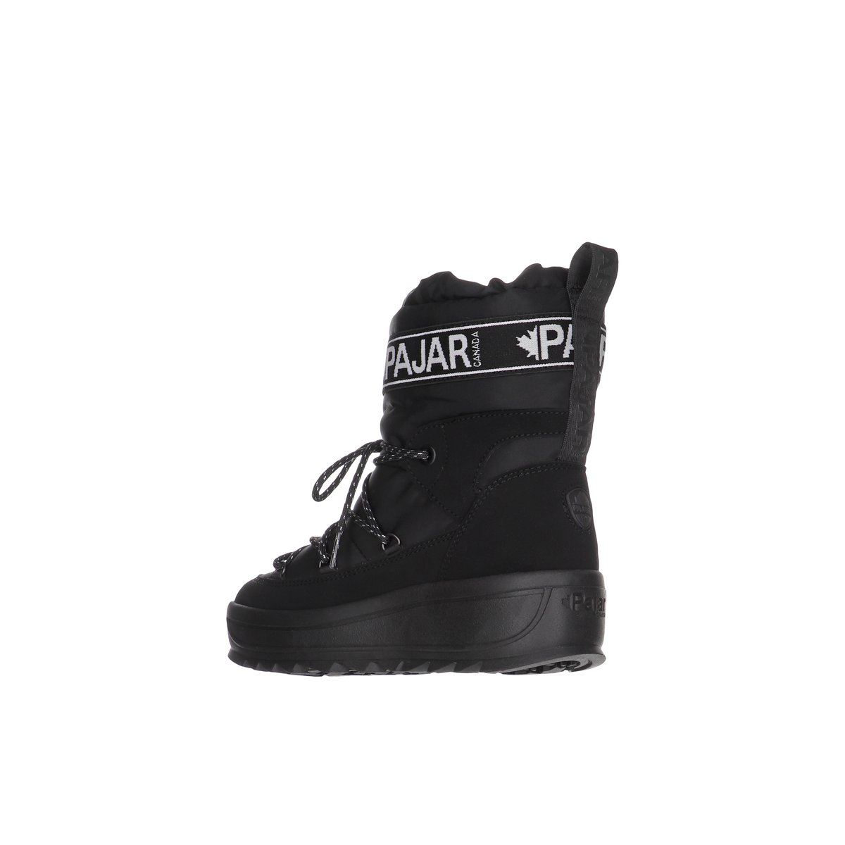 PAJAR-Galaxy-Bottes d'hiver - Talon plat - Noir