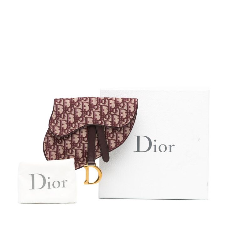 Dior Vintage Dior Saddle Bag Red