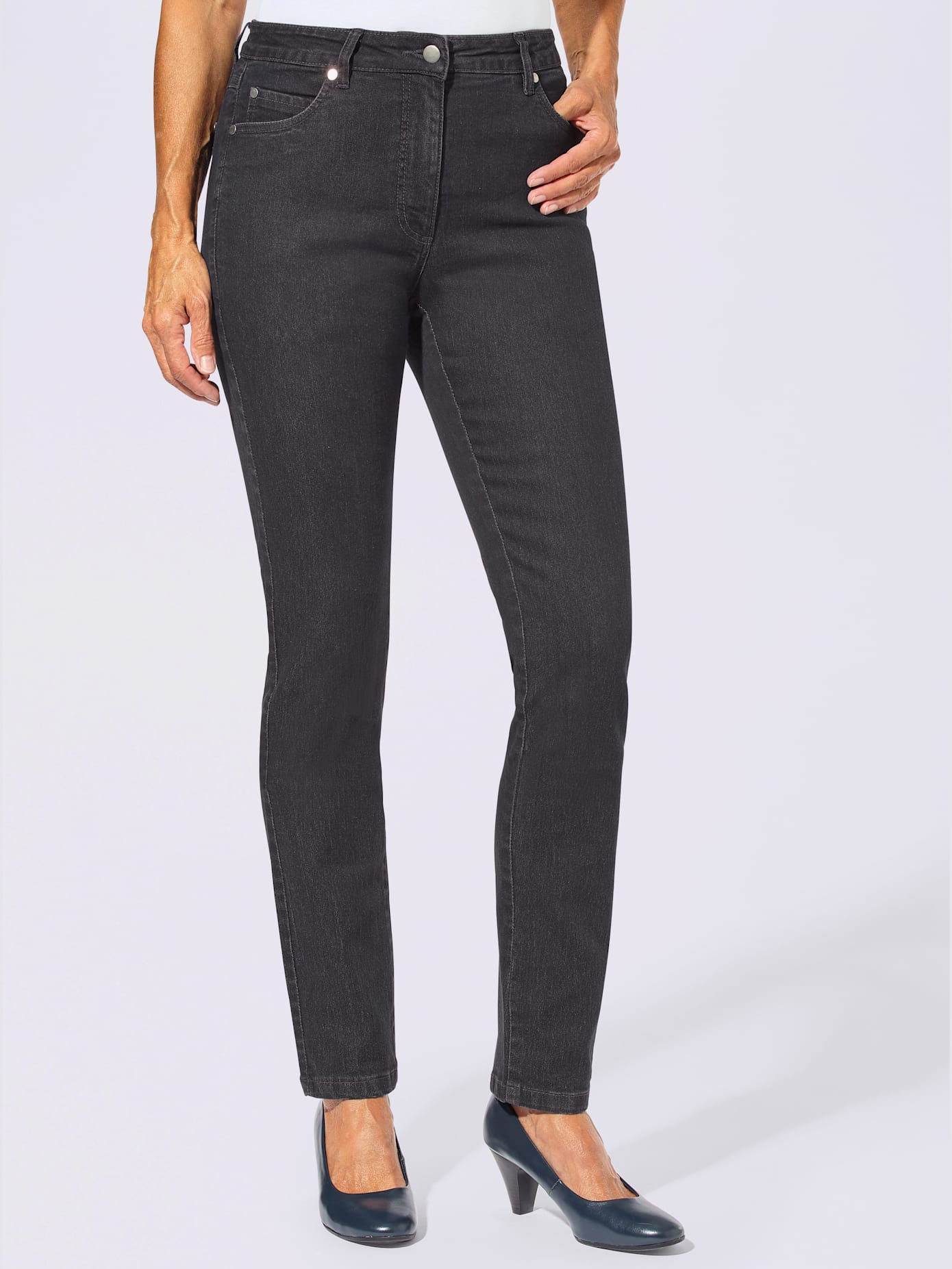 Jean femme affinant coupe droite