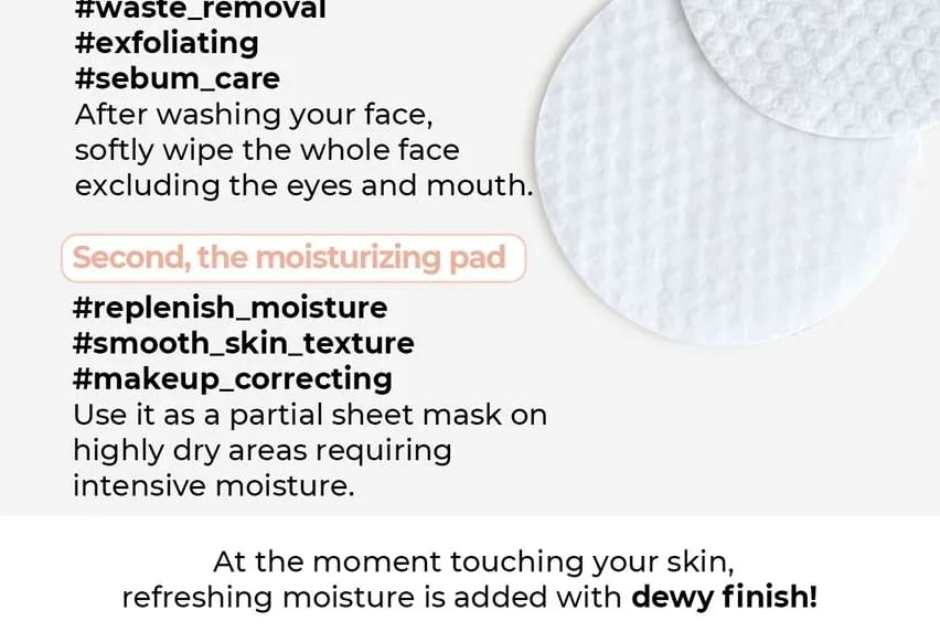 numbuzin - No. 4 Pore Zero Peeled Egg Toner Pad