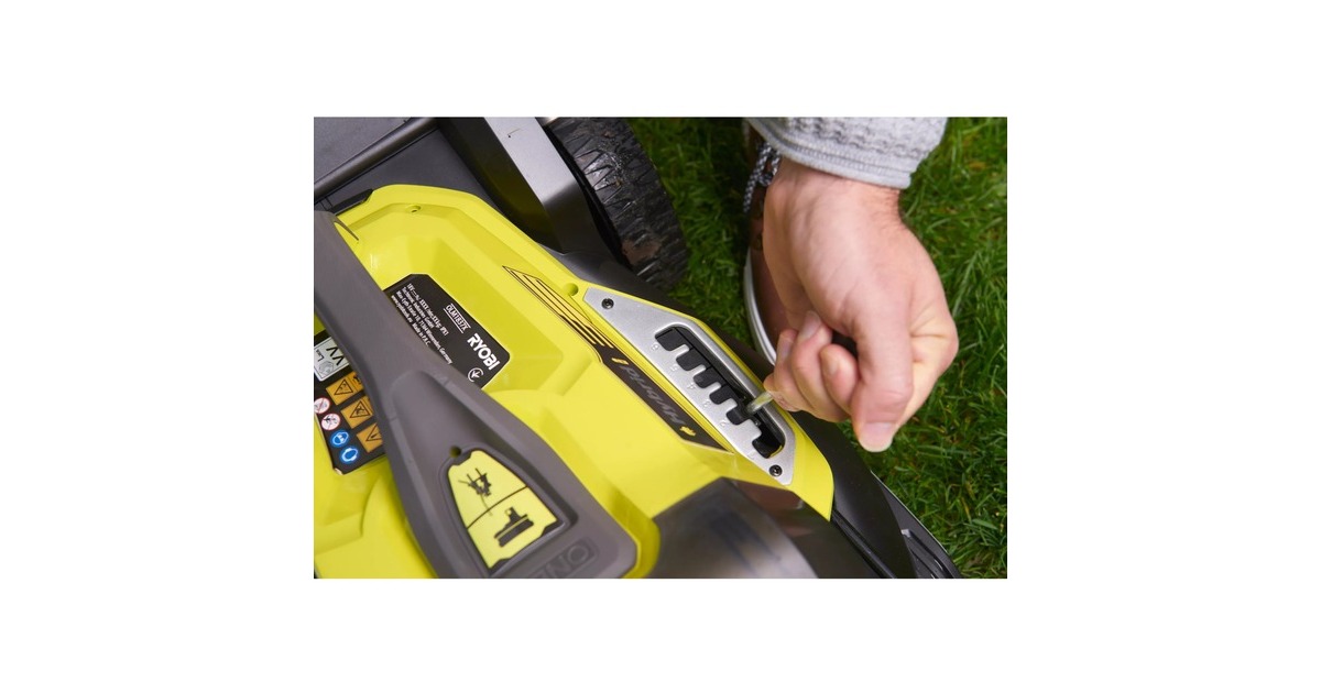 RyobiONE+ Hybrid 37cm Grasmaaier  (Groen/zwart, Accu inbegrepen)