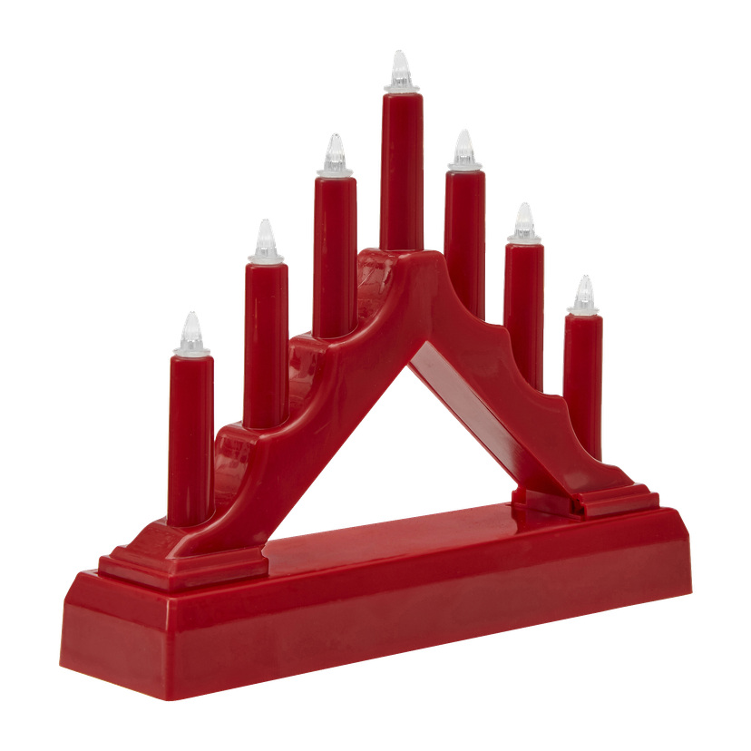 Batteridrevet adventslysestake Mini 13 cm
