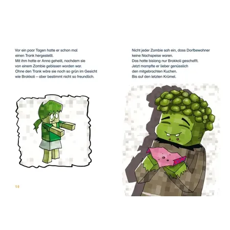 Carlsen Verlag Lesenlernen mit Spaß – Minecraft 2: Monster – bis zum Umfallen!