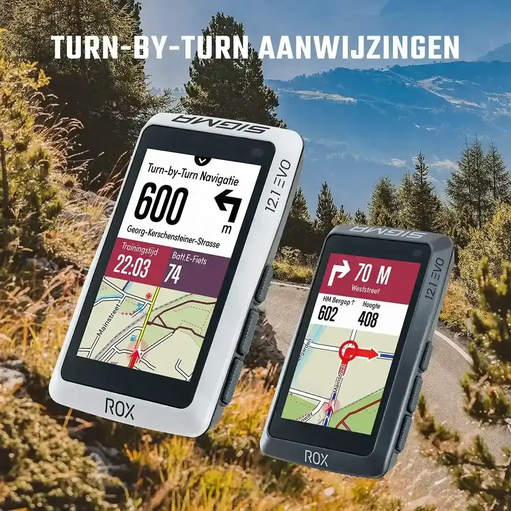Sigma Sport ROX 12.1 EVO GPS Fietscomputer Grijs