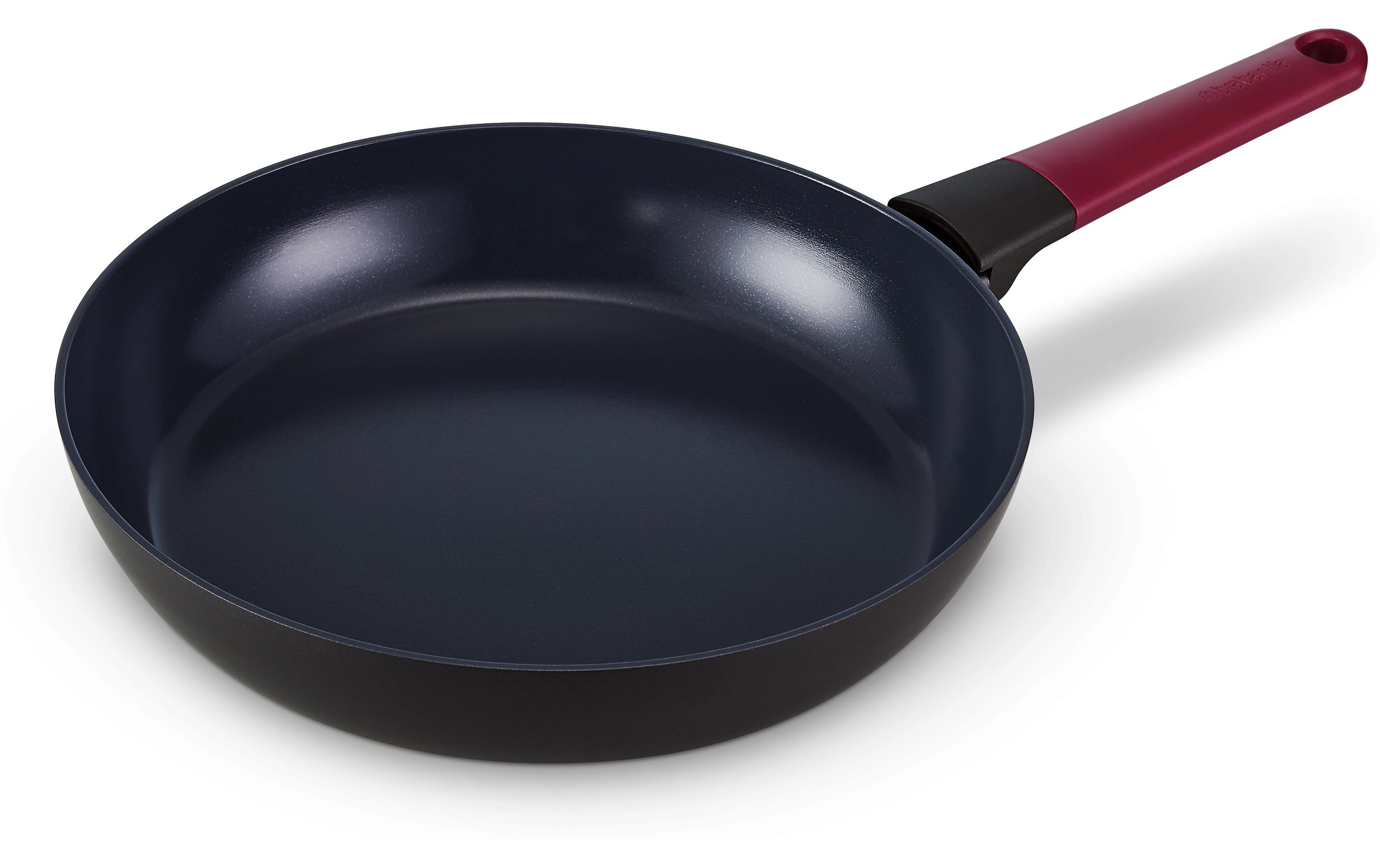 Bratpfanne Tasty+ 28 cm, Schwarz/Aubergine RedPfanne zum Braten mit Antihaftbeschichtung