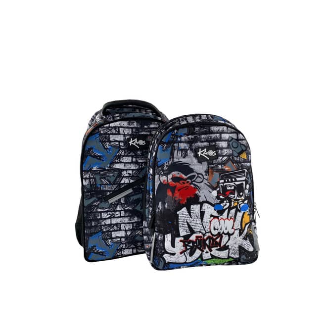KAOS 2 in 1 Rucksack - Gorilla - ca. 48 x 33 x 23 cm