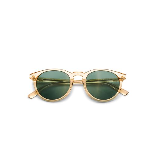 MessyWeekend Depp Solbriller, Green/Champagne
