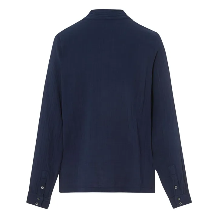 Xirena Blouse Hutton | Bleu nuit