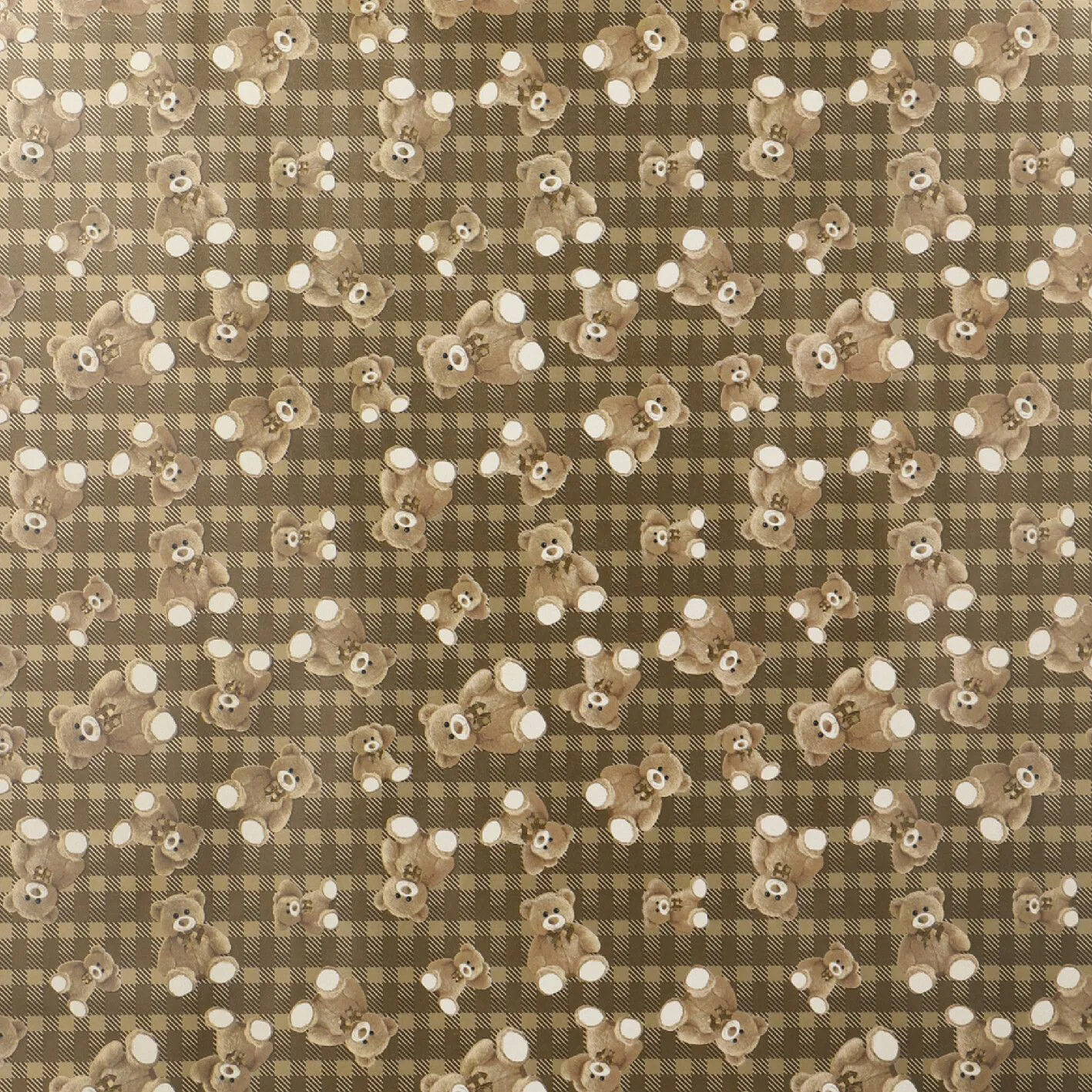 Geschenkpapier Bär, gold