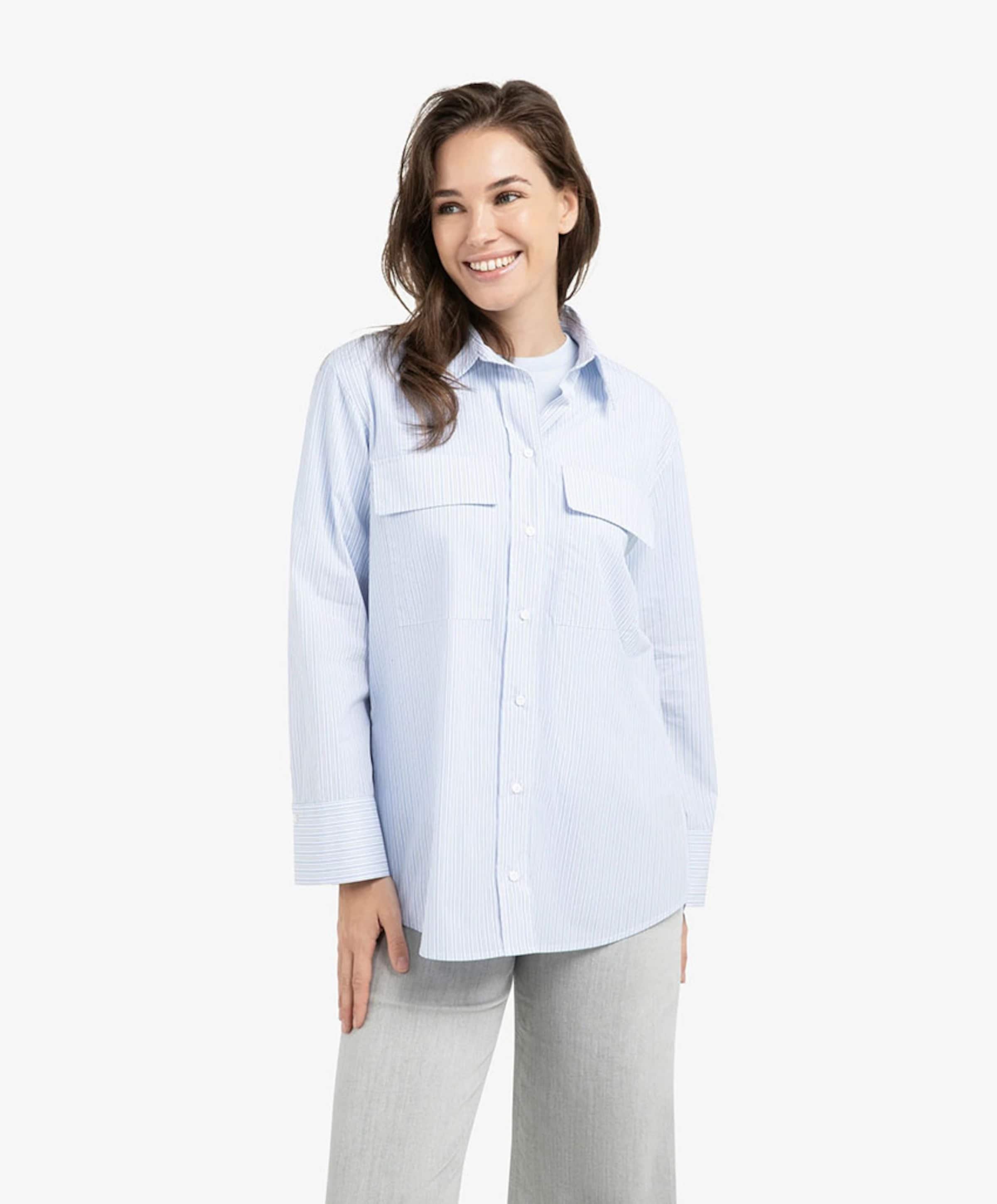 YAYA Dames blouse blauw