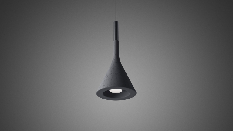 Foscarini Aplomb hanglamp Ø17 bruin