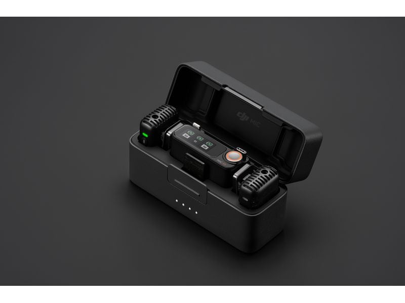 DJI Mikrofon Mic 2 Transmitter Schattenschwarz Profiklang im Taschenformat