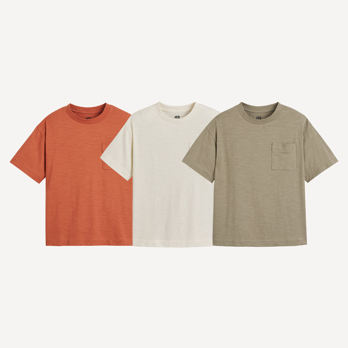 COLEÇÃO LA REDOUTE<br>Conjunto de 3 camisetas de manga curta