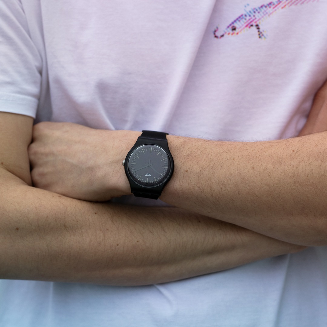 Swatch Original 41 Blacknyellow