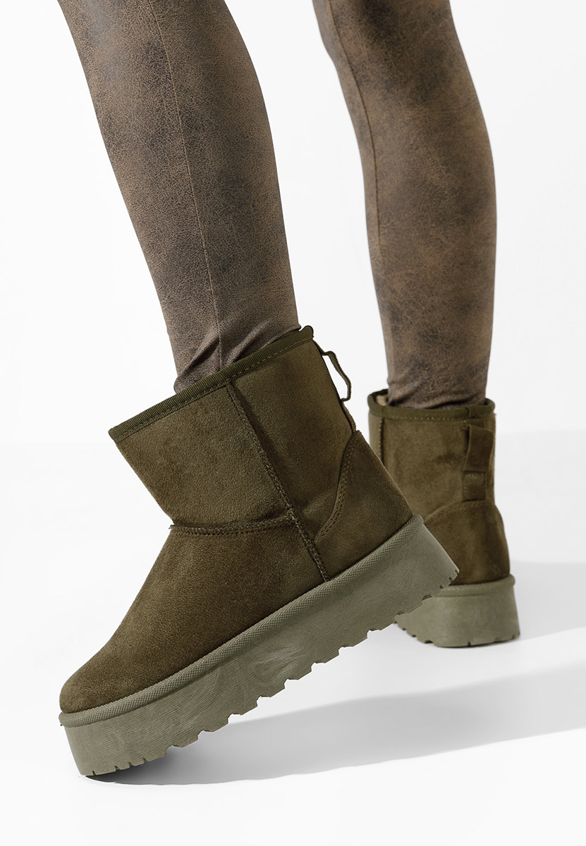 Bottes de neige femme vert Zadra V5