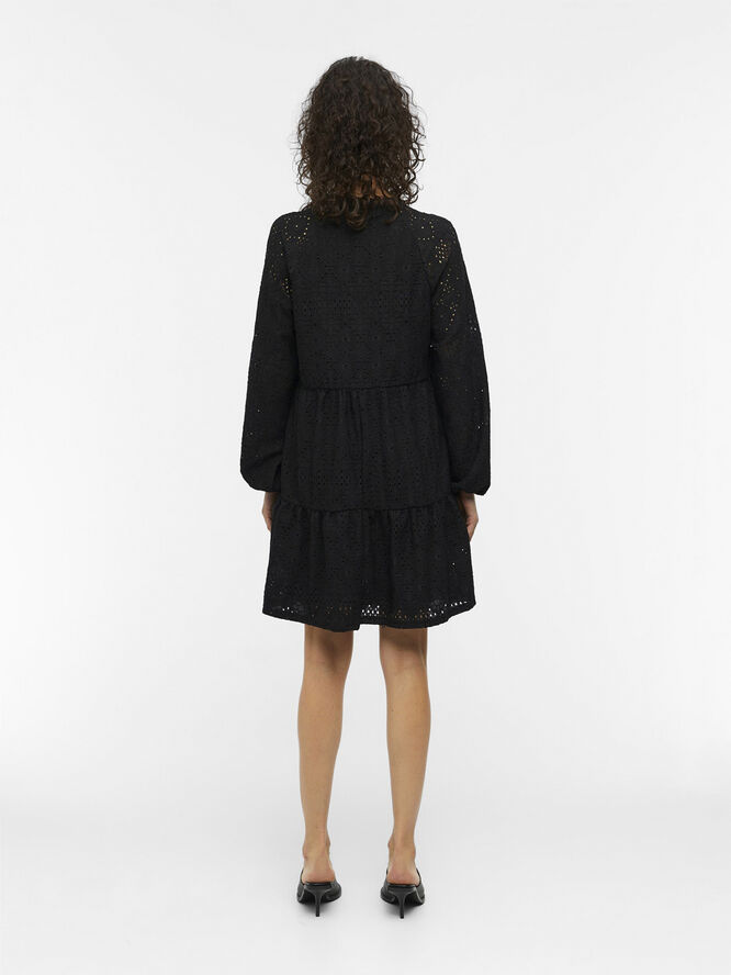 Object OBJFEODORA GIA L/S DRESS NOOS Black