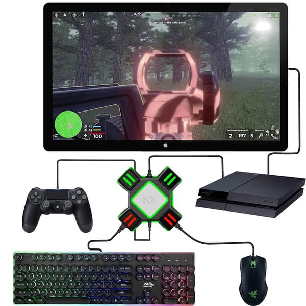 INF Adapter for mus og tastatur til Switch, Xbox One, PS3/4