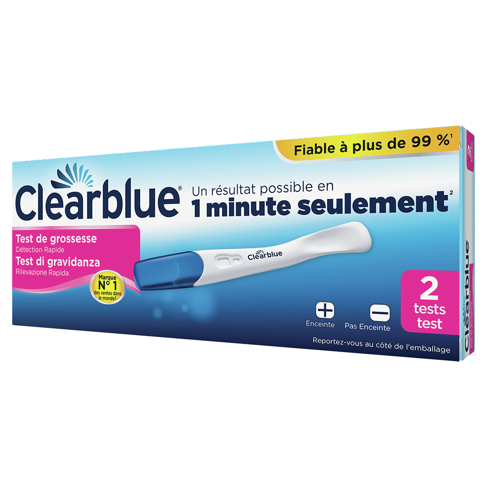 CLEARBLUE Schwangerschaftstest Schnelle Erkennung 2 Stk