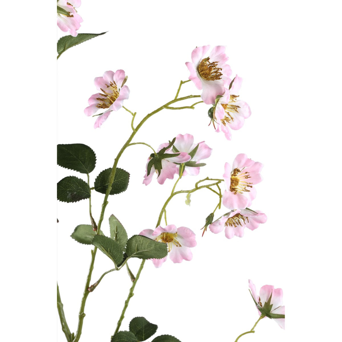 Ptmd fleur artificielle rose - 59x29x113 cm - plastique - l'or