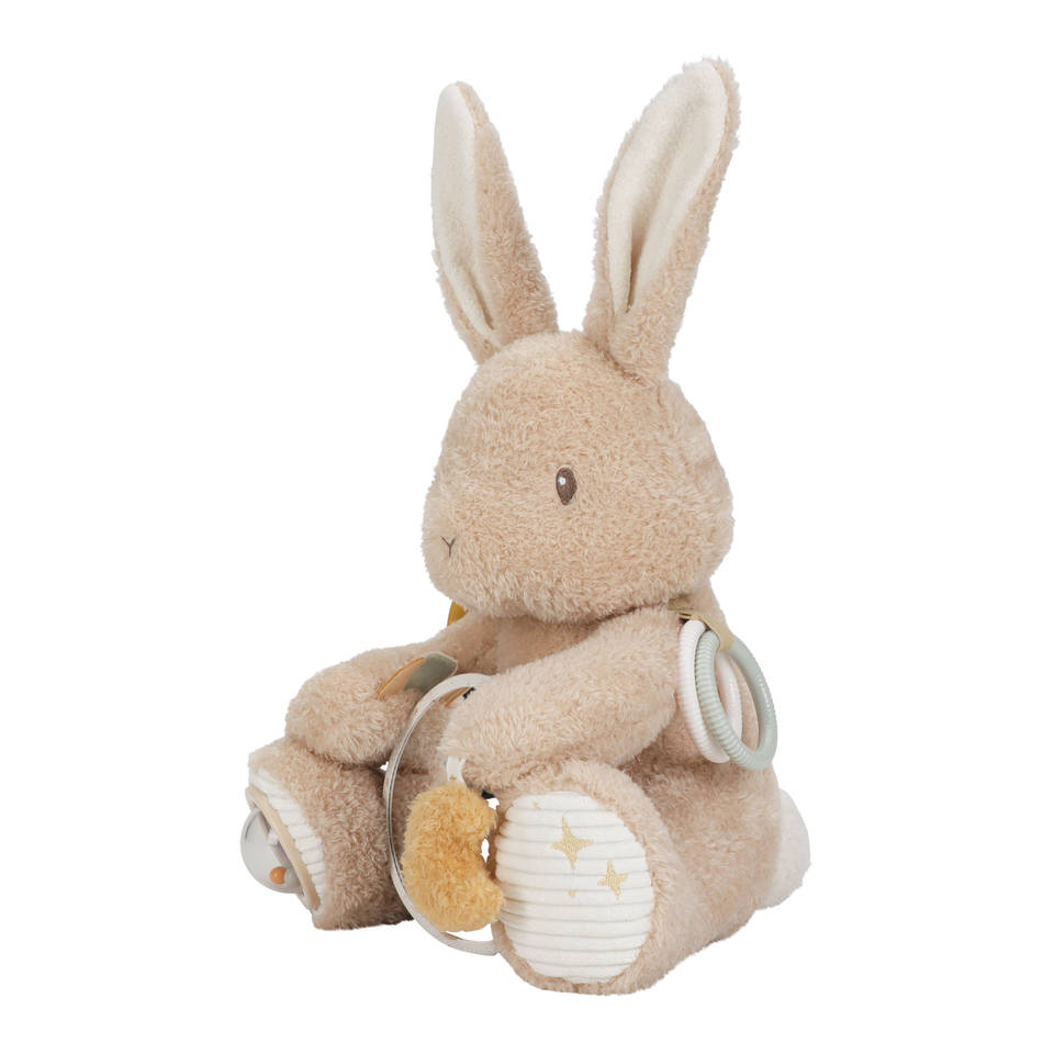 Little Dutch Newborn Naturals activiteitenknuffel Baby Bunny