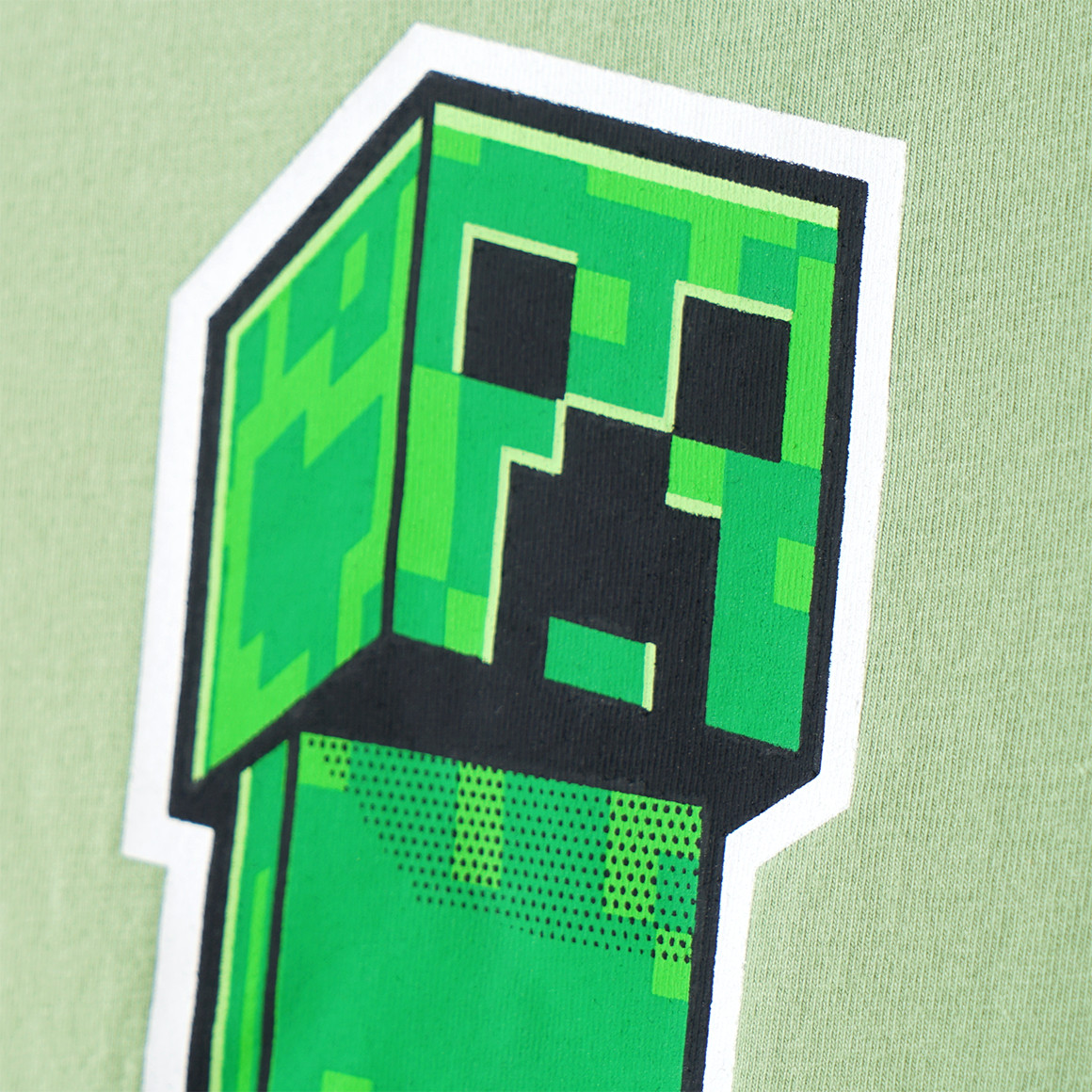 Topolino 2 Minecraft Unterhemden mit Prints dunkelgrau / grün