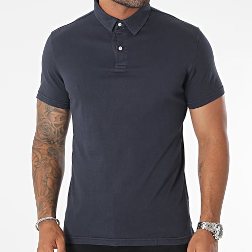 Polo Manches Courtes Studios M1110323A Bleu Marine