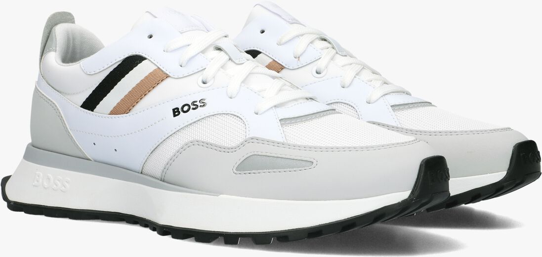 BOSS witte boss lage sneakers jonah runn