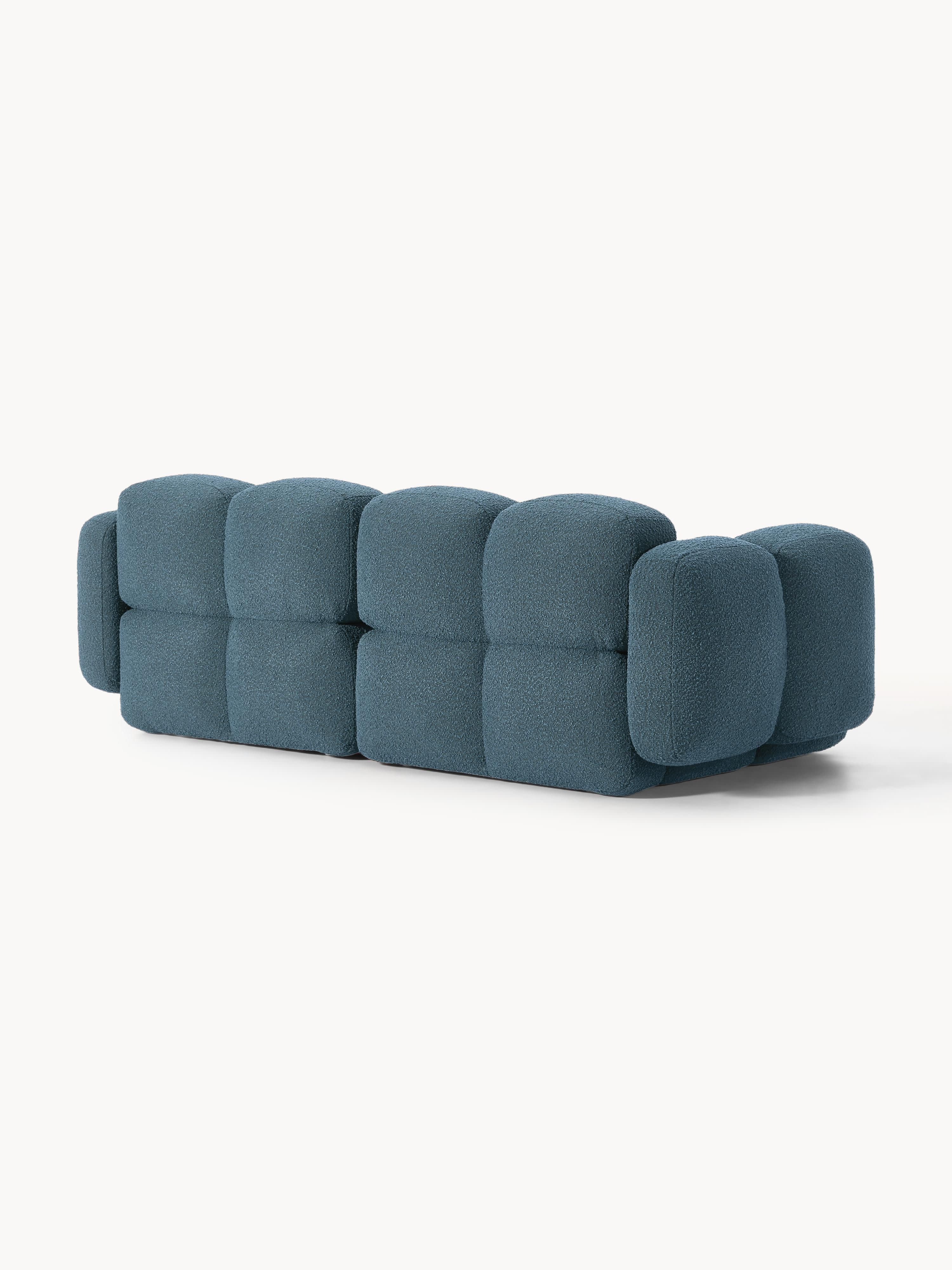 Modulaire bank Tayla (3-zits) van bouclé