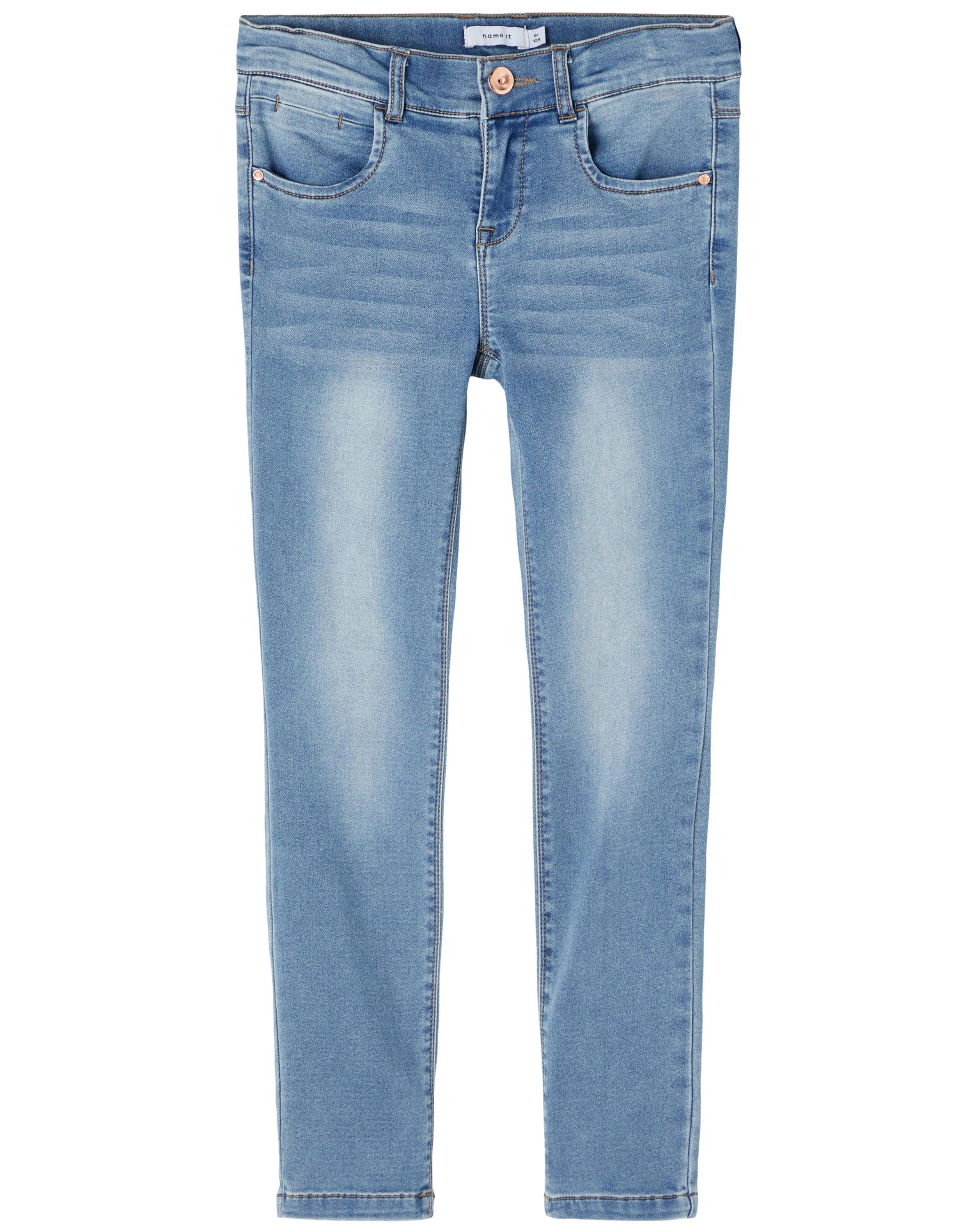 Sweat-Jeanshose NKFSALLI in light blue