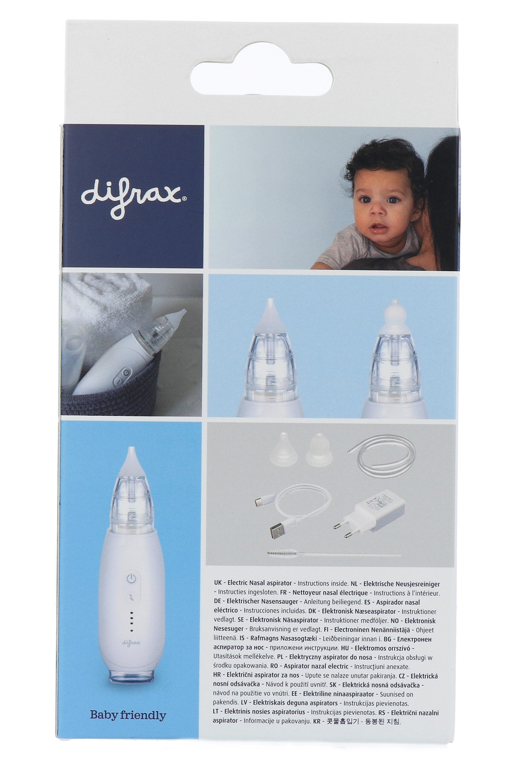 Difrax Electrische Neusjesreiniger (1 stuk)