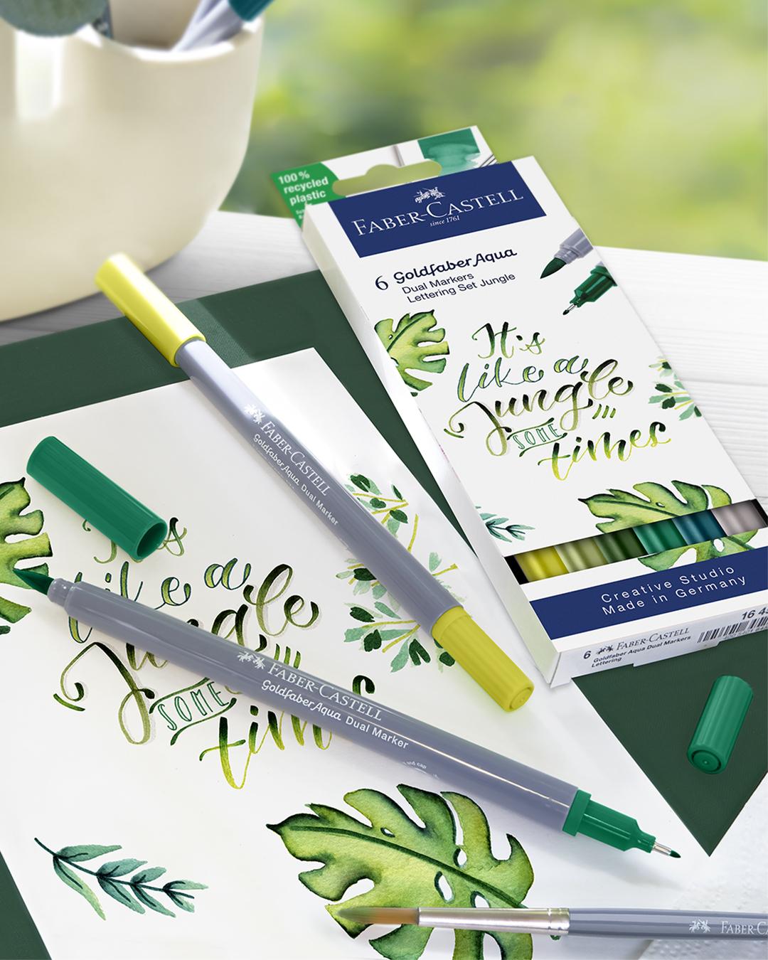Faber-Castell - Gofa Aqua Dual Tuscher Lettering Sæt Jung