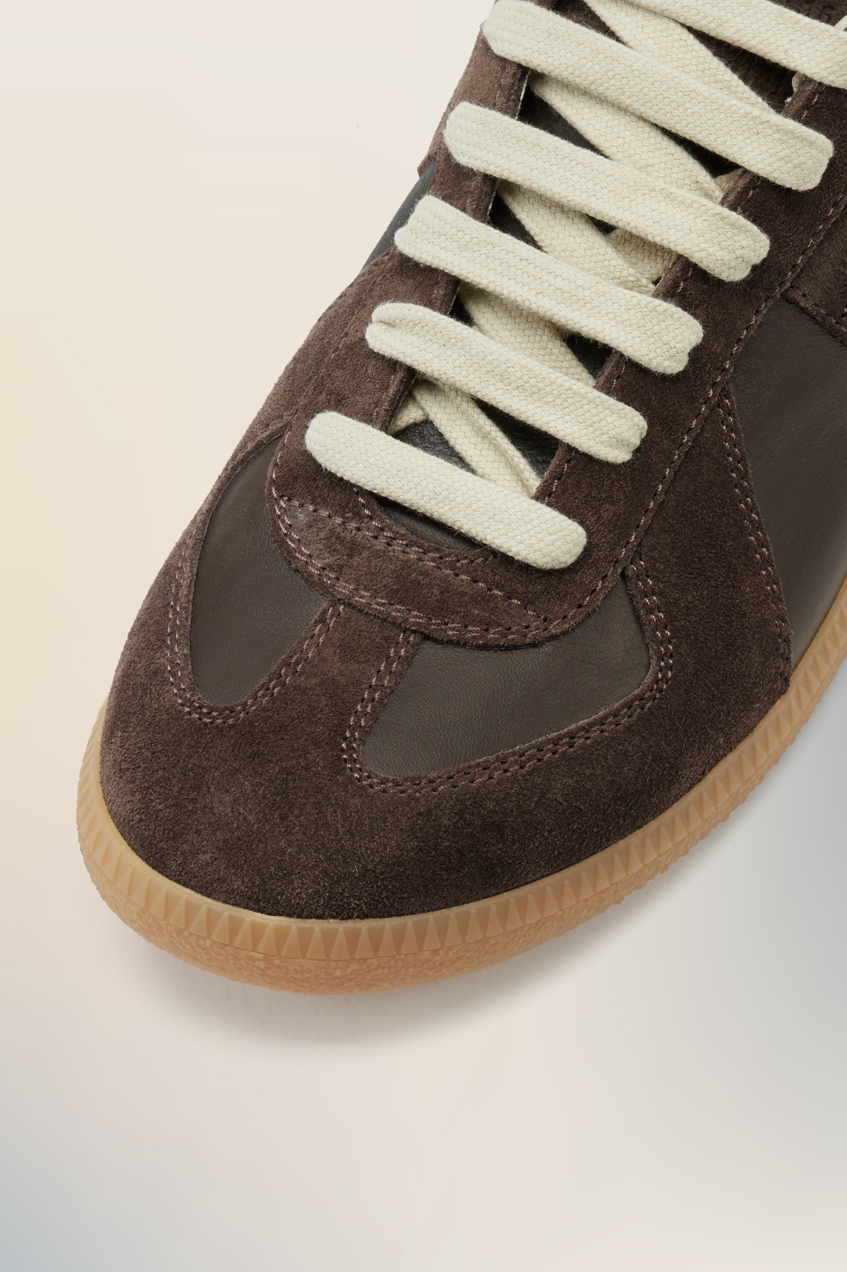 Sneakers Replica marron en cuir nappa pour femme Marron